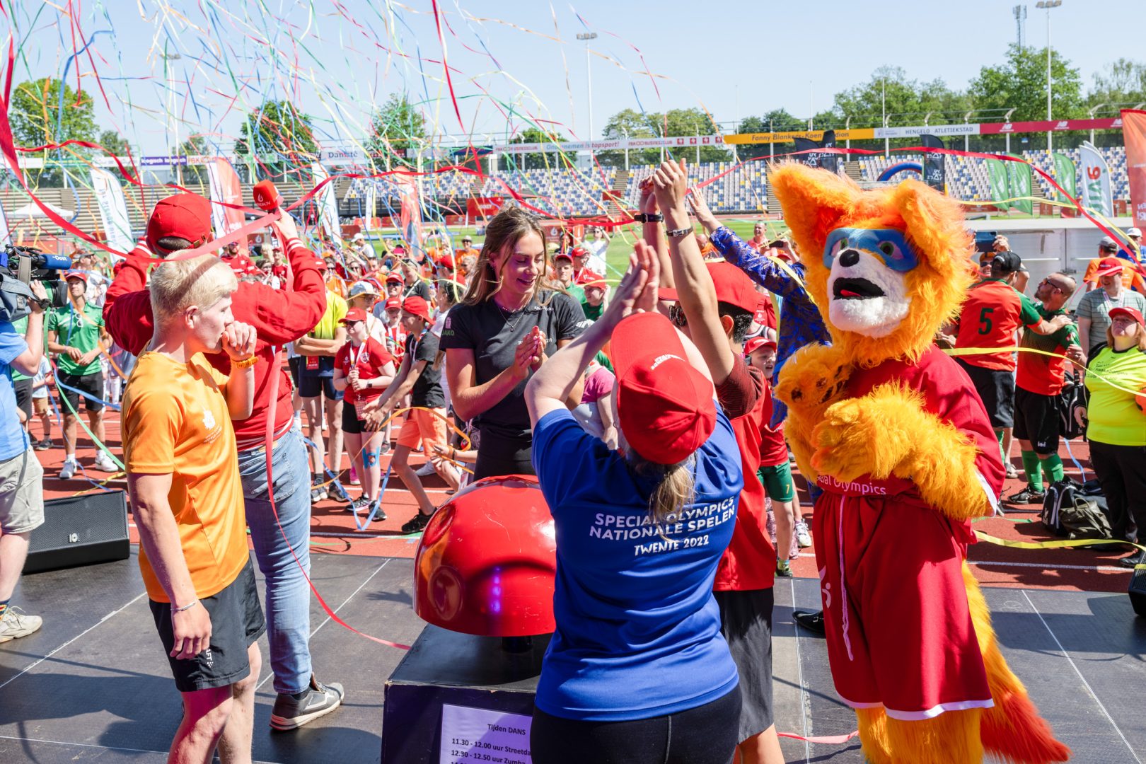 Femke Kok tijdens Special Friends Sport Dag 2023